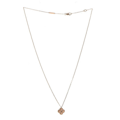 Van Cleef & Arpels 18K Rose Gold Sweet Alhambra Pendant Necklace 3 of 6