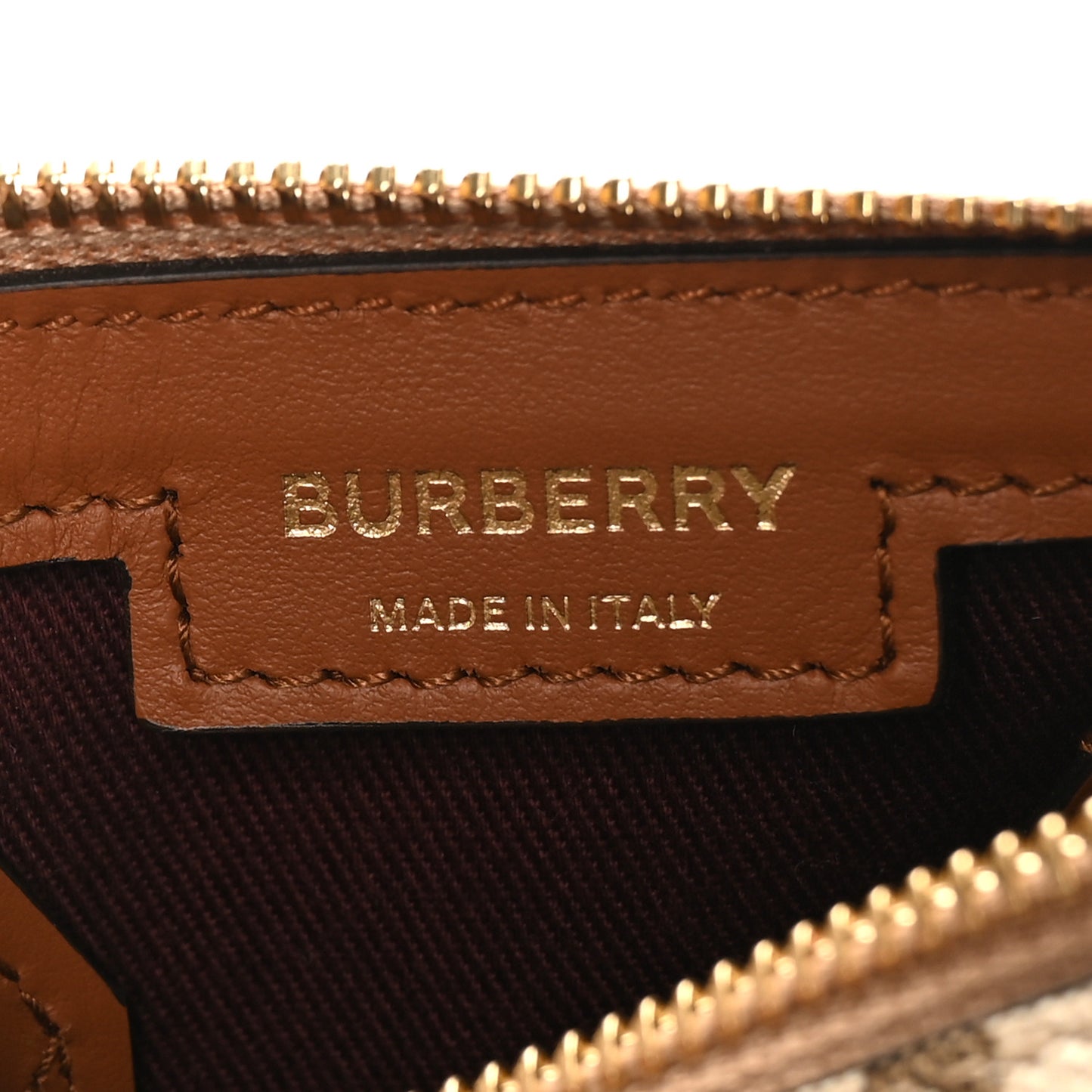 Vintage Check Mini Bowling Bag Briar Brown