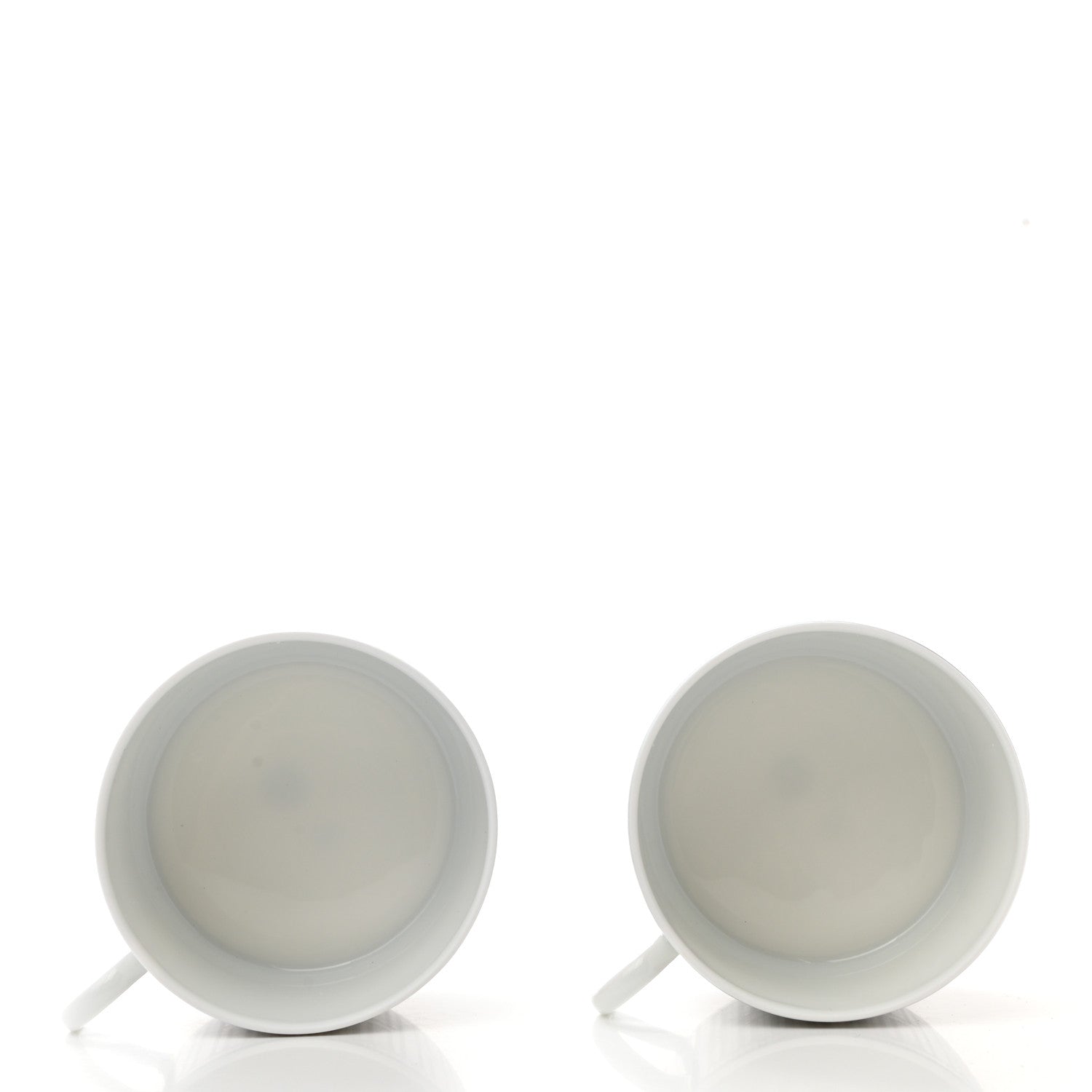 Hermes Porcelain Mosaique Au 24 Breakfast Cup And Saucer Set Of 2 Platine 3 of 10