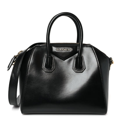 Givenchy Shiny Lord Calfskin Mini Antigona Black 1 of 10