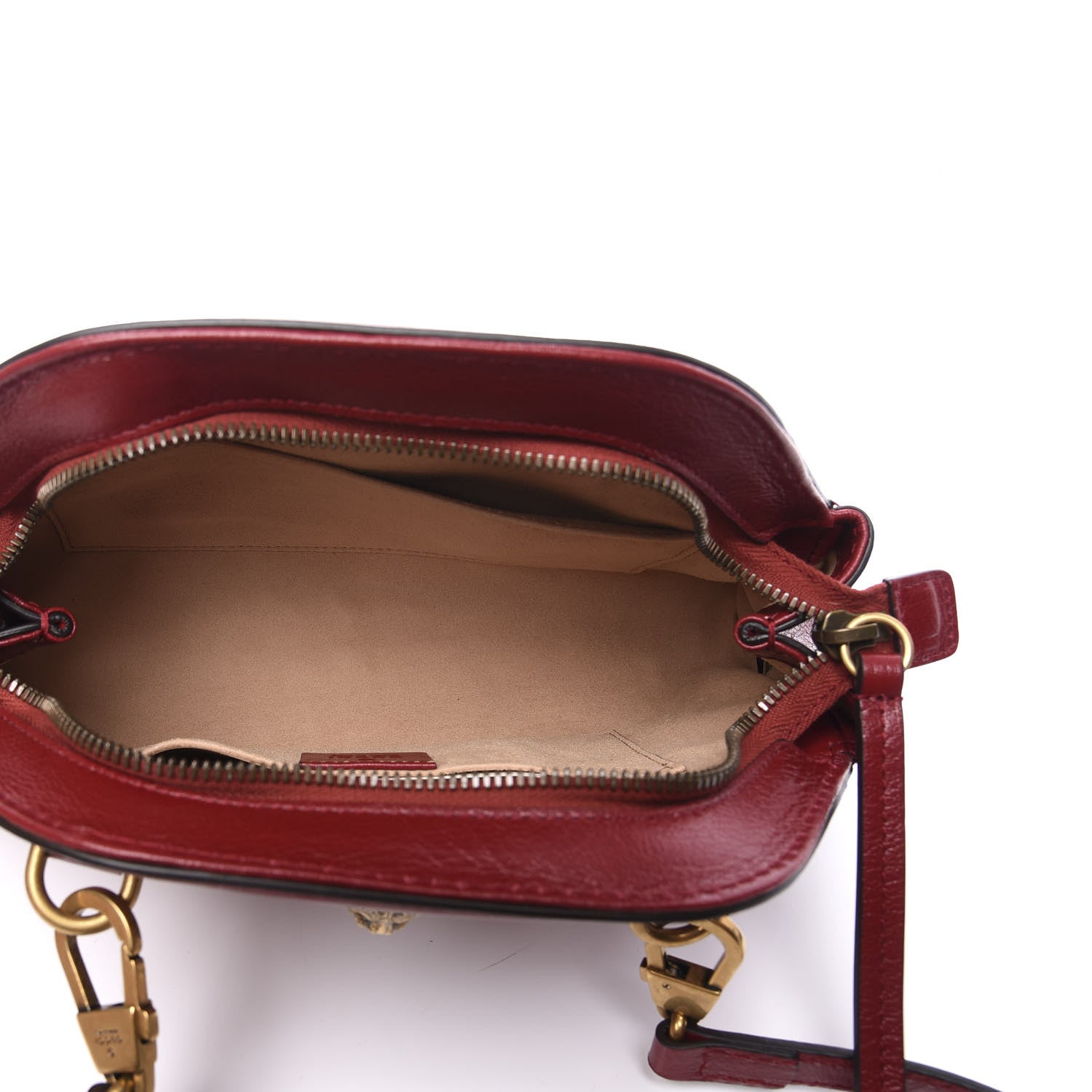 Gucci Piuma Lux Calfskin Small Re(Belle) Crossbody Bag Romantic Cerise 4 of 10
