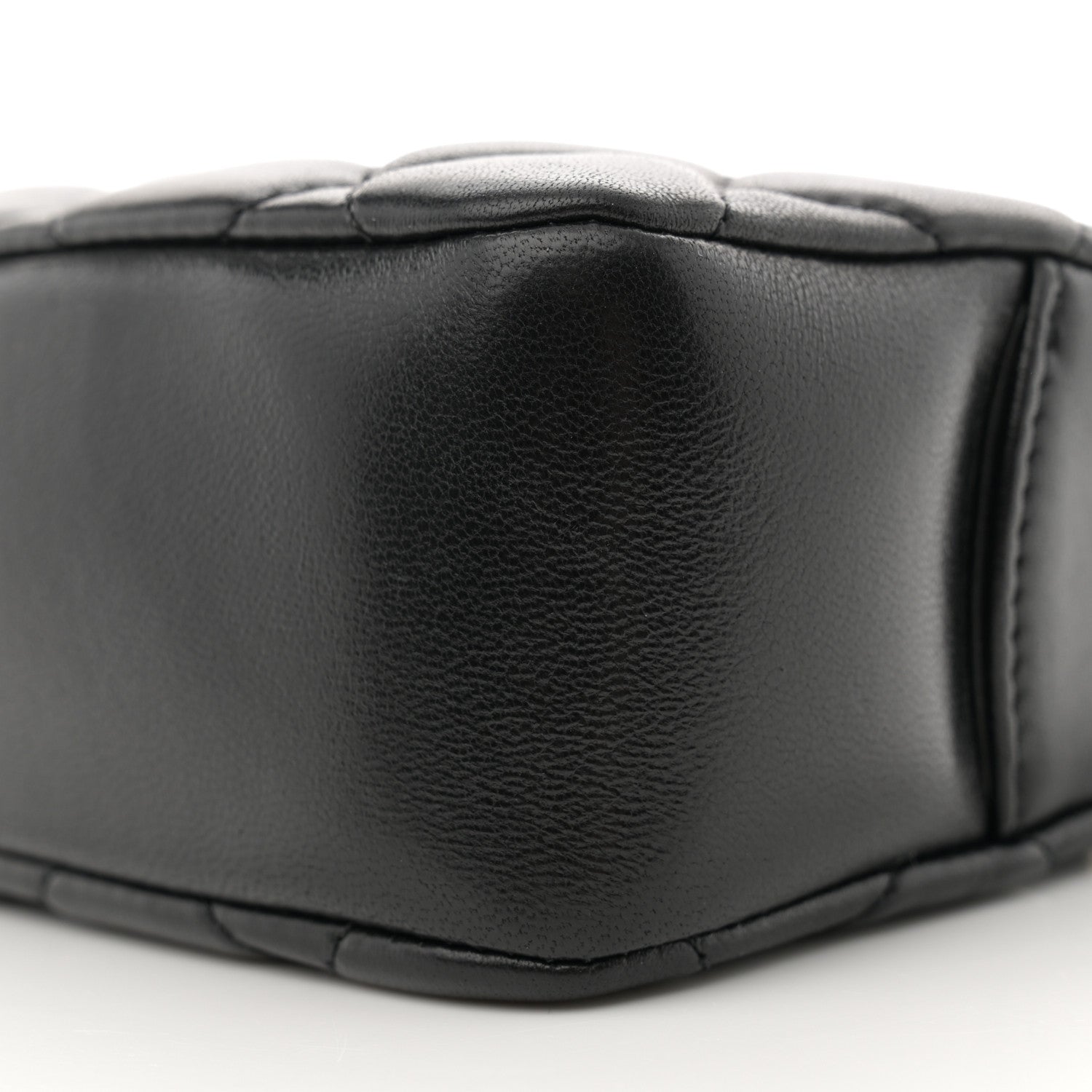 Chanel Shiny Lambskin Quilted Mini Camera Case Black 9 of 10