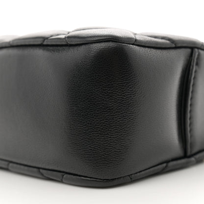 Chanel Shiny Lambskin Quilted Mini Camera Case Black 9 of 10