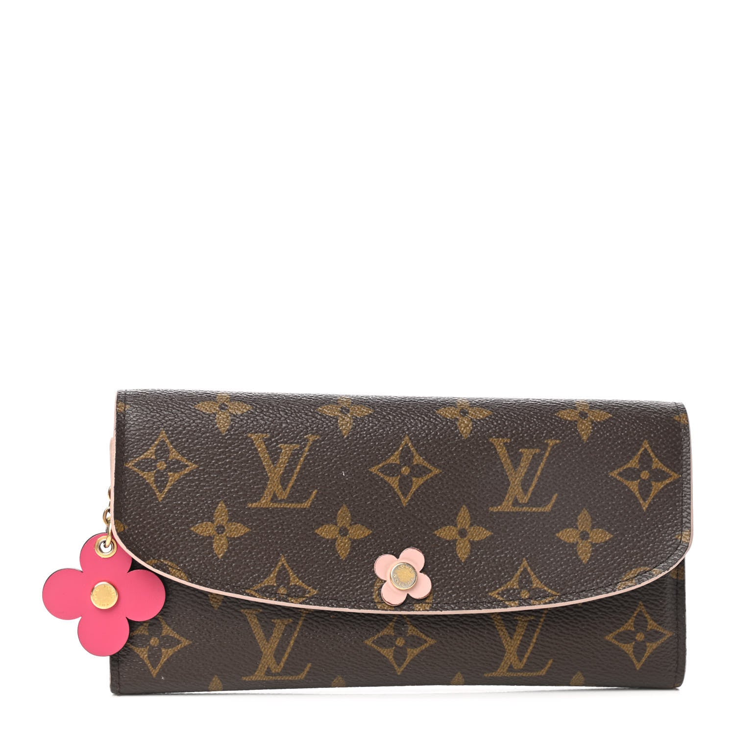 Louis Vuitton Monogram Bloom Flower Emilie Wallet 1 of 9