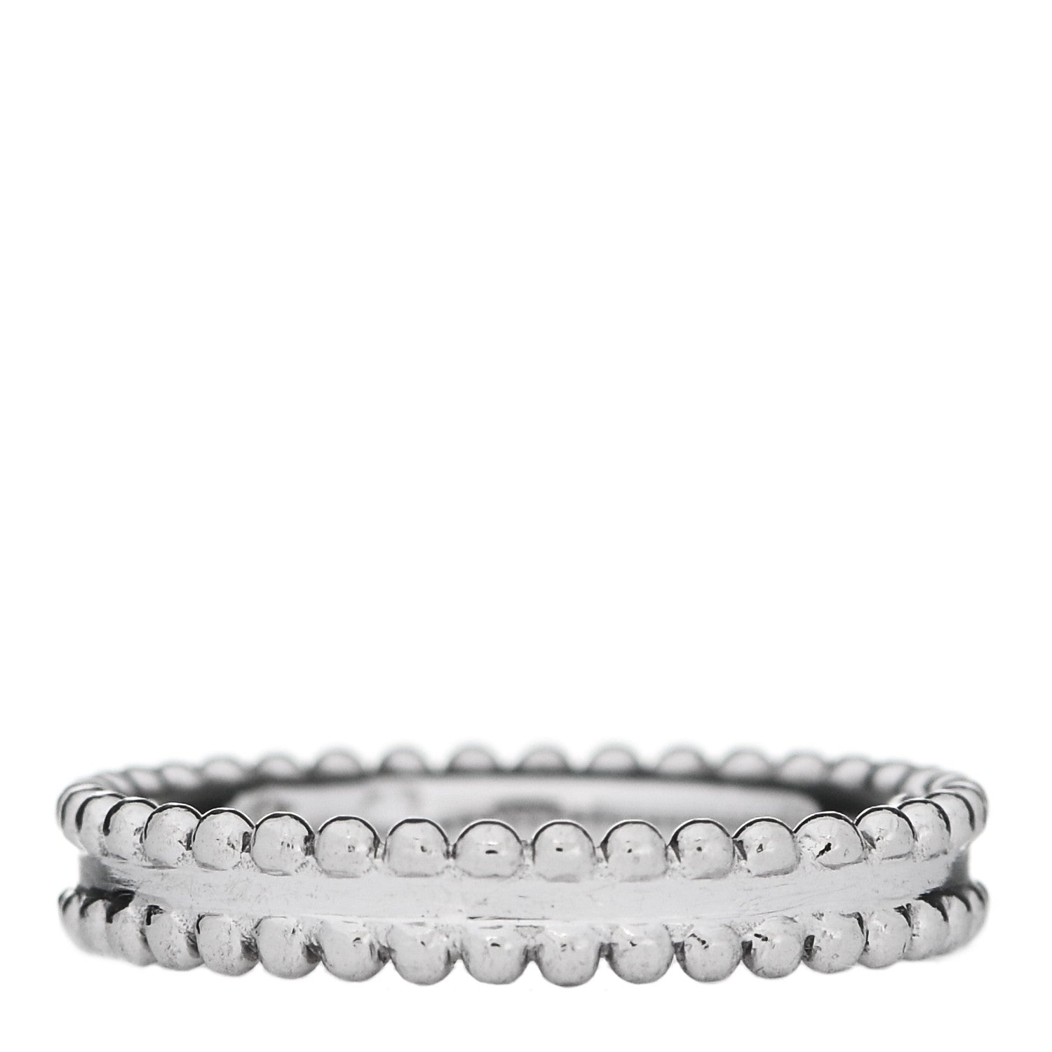 Van Cleef & Arpels Platinum Estelle Wedding Band Ring 46 3.5 3 of 6