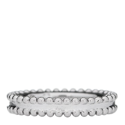 Van Cleef & Arpels Platinum Estelle Wedding Band Ring 46 3.5 3 of 6