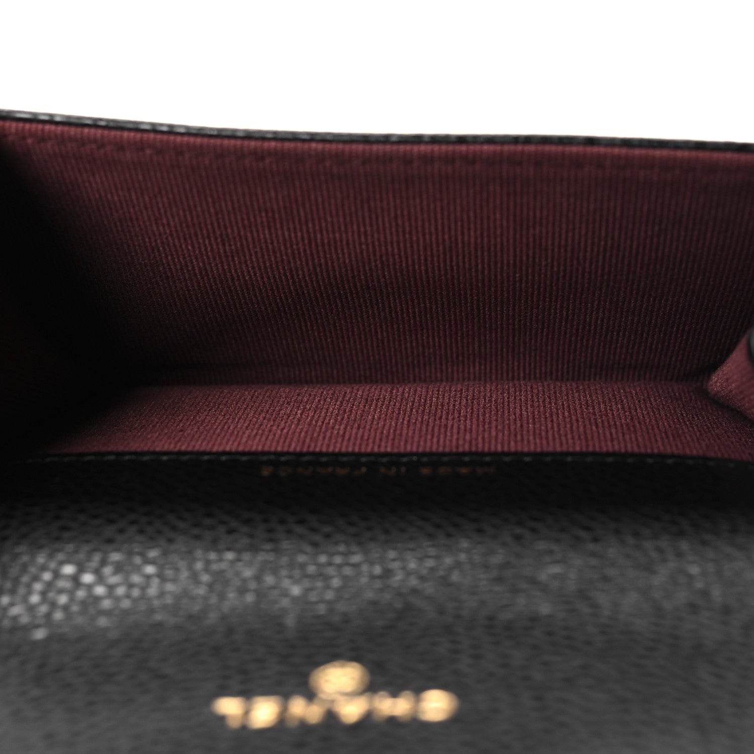 Chanel Caviar Quilted Flap Card Holder Wallet Black 5 of 9