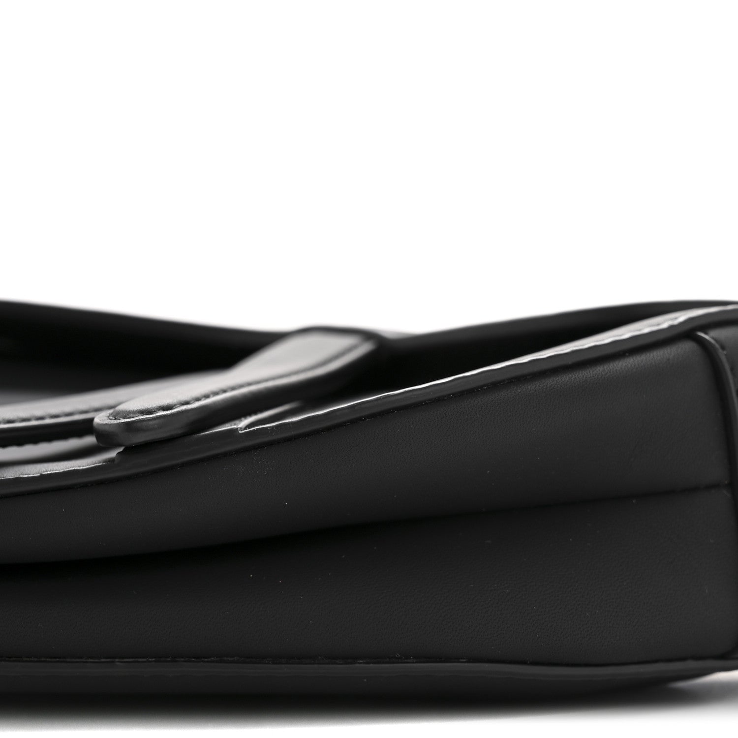 Christian Dior Ultra Matte Calfskin Mini Saddle Bag Black 10 of 12