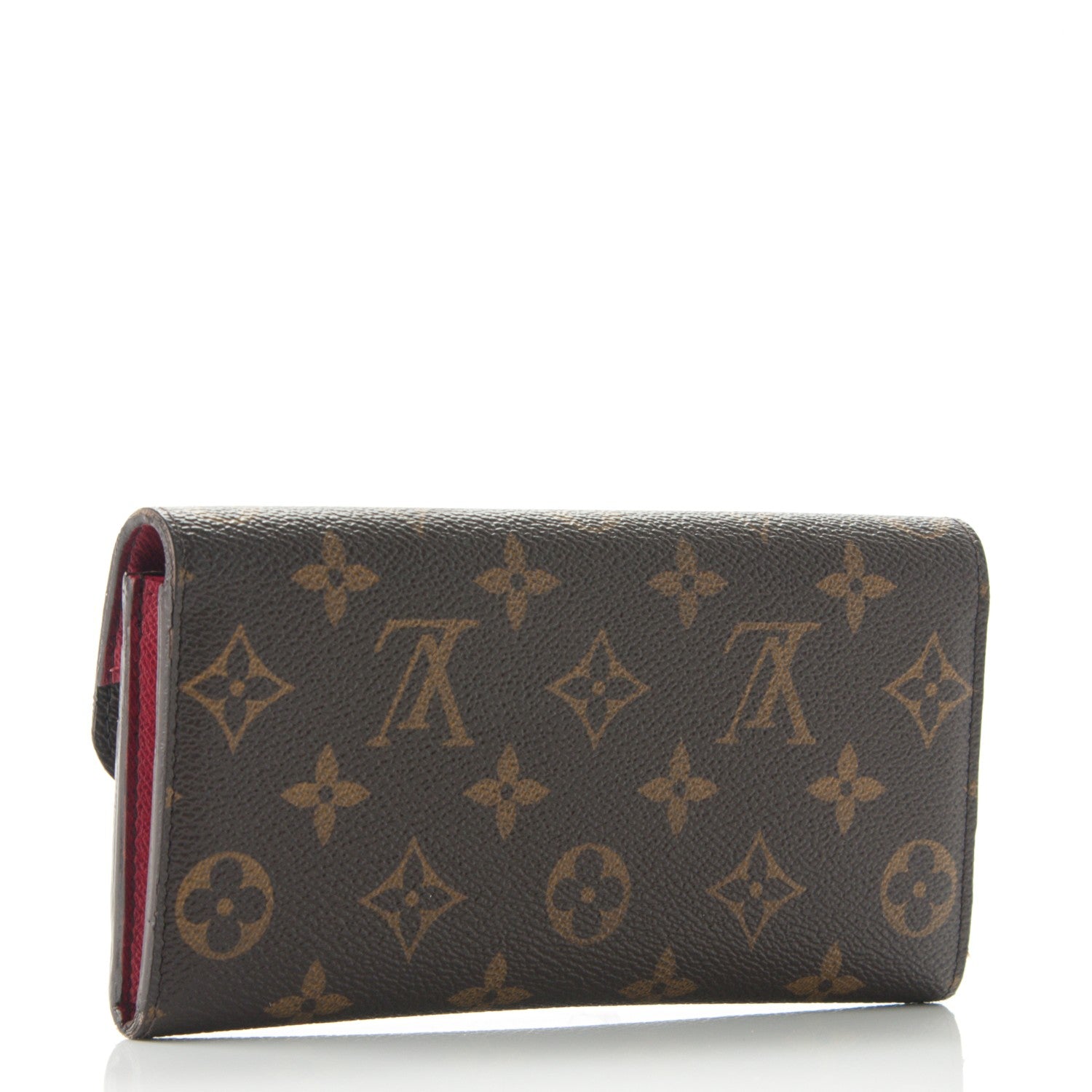 Louis Vuitton Monogram Emilie Wallet Red 3 of 7