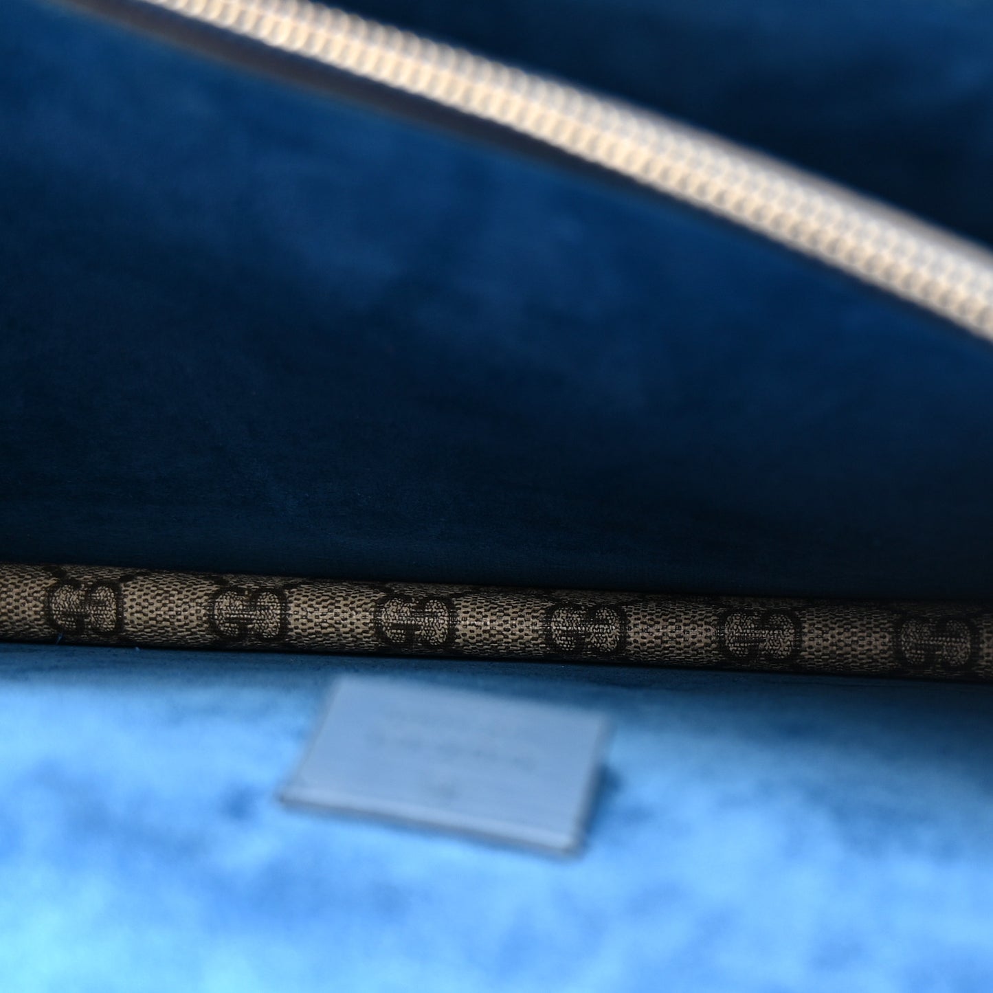 GG Supreme Monogram Medium Dionysus Shoulder Bag Blue