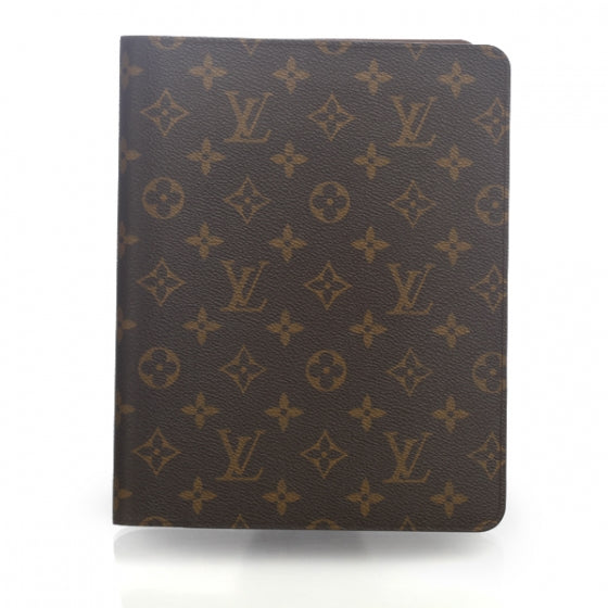Monogram Desk Agenda Cover