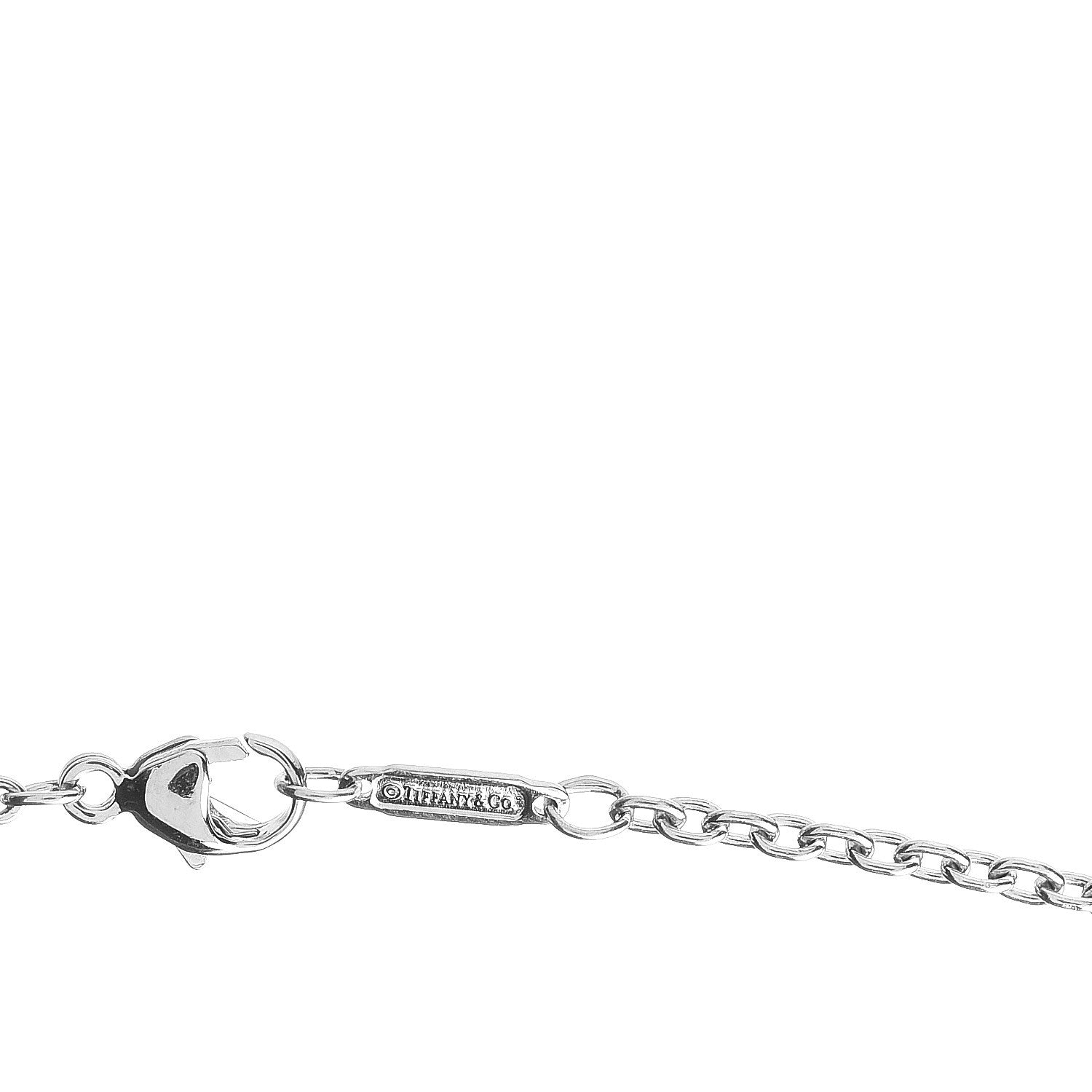 Tiffany Platinum Diamond Sapphire Enchant Dragonfly Pendant Necklace 4 of 5