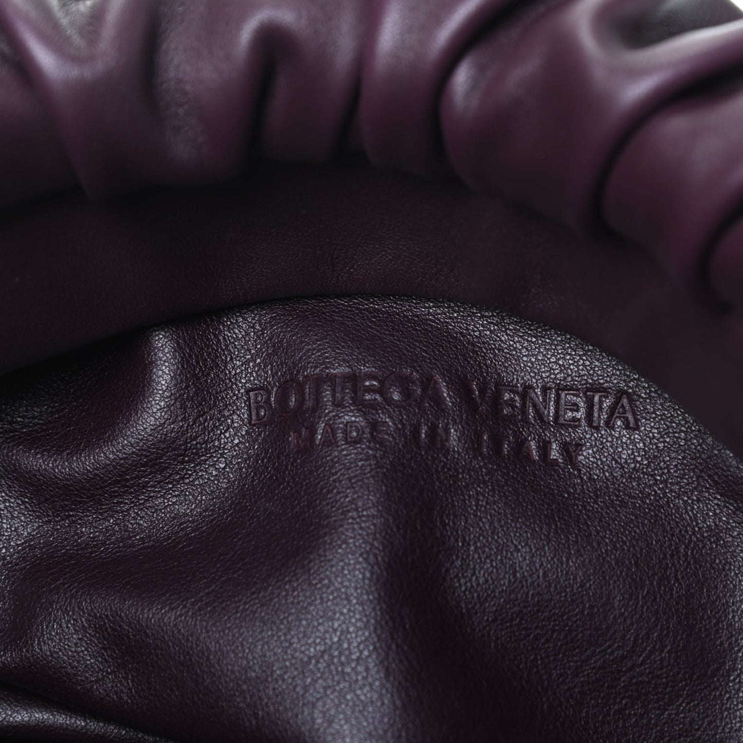 Calfskin The Pouch Chain Grape