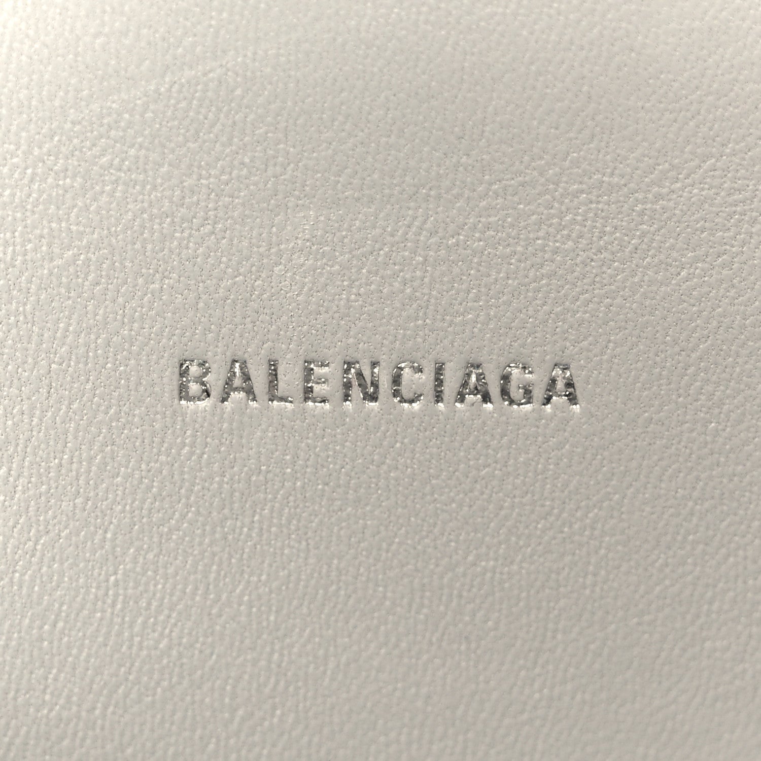 Balenciaga Metallic Calfskin Hourglass Top Handle Bag XS Silver 6 of 11