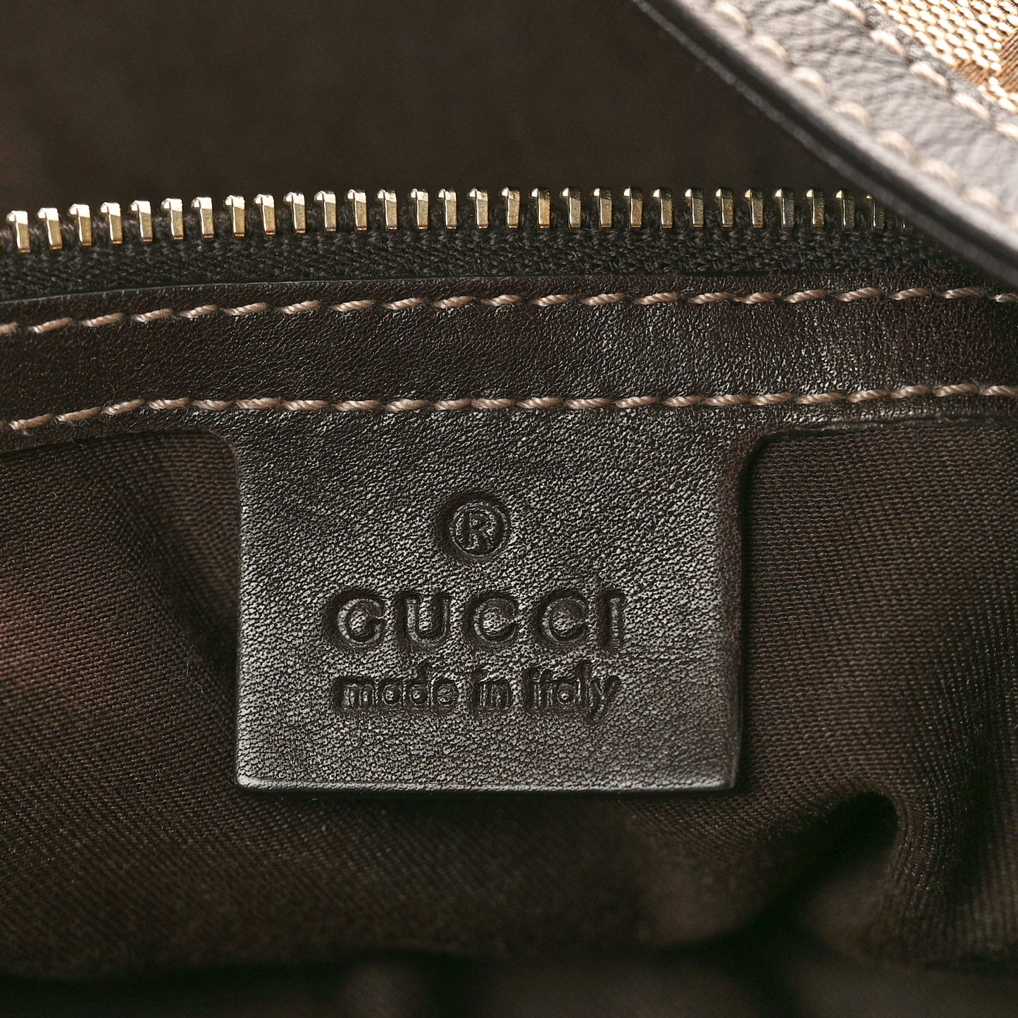 Monogram Large Wave Hobo Dark Brown