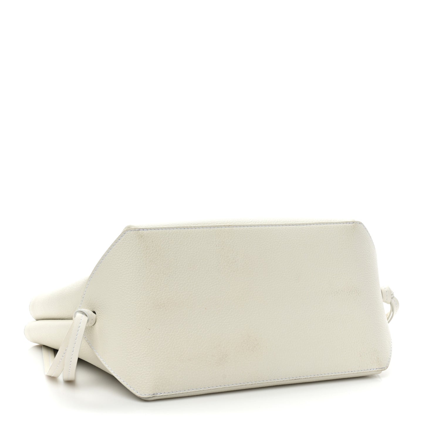Calfskin Small East West Sense Tote White