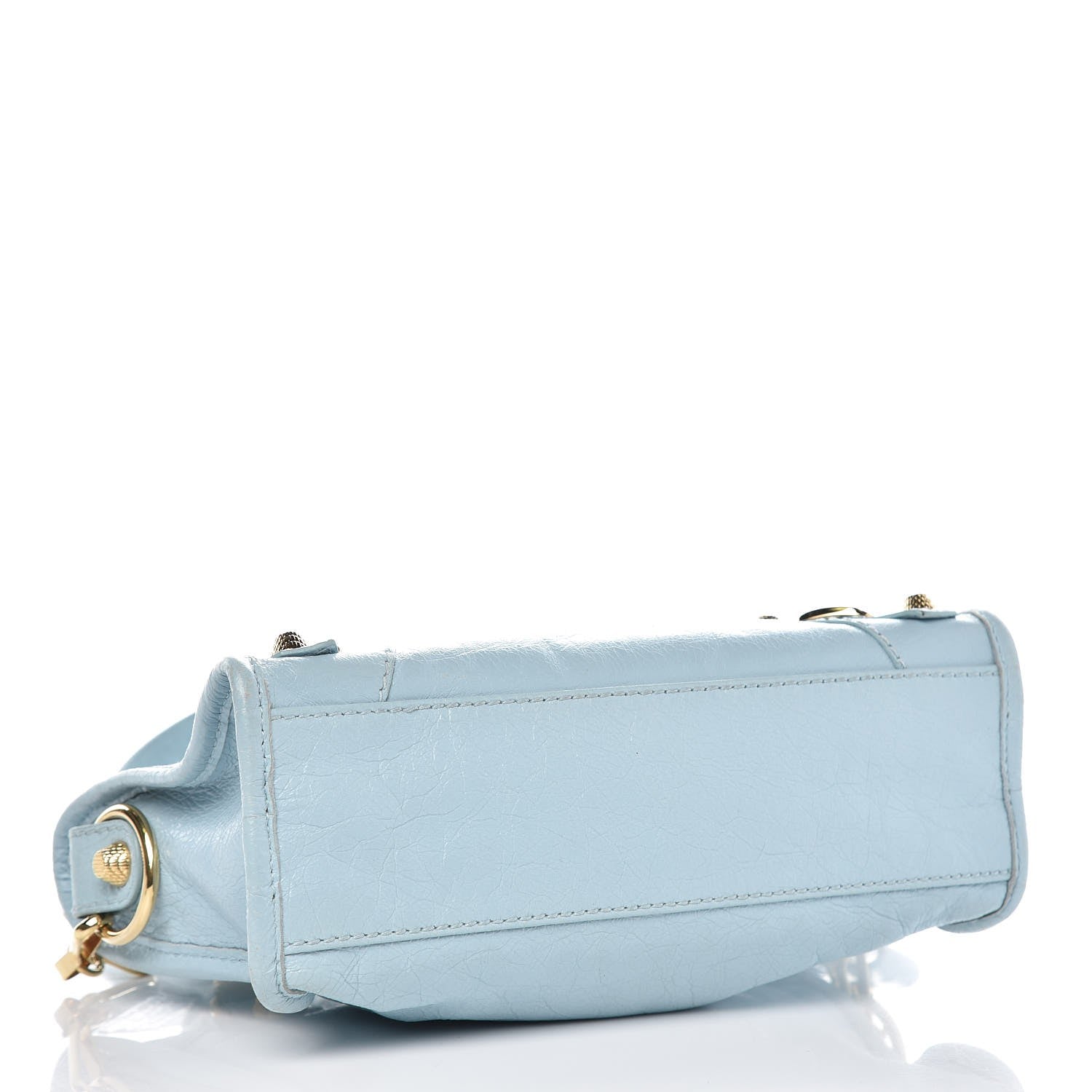 Balenciaga Agneau Giant 12 Gold Hardware Mini City Bleu Dragee 4 of 8
