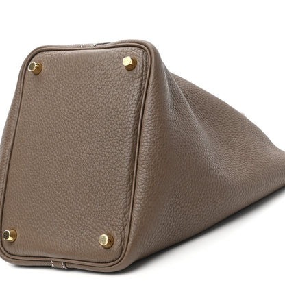 Hermes Taurillon Clemence Picotin Lock 18 PM Etoupe 9 of 9