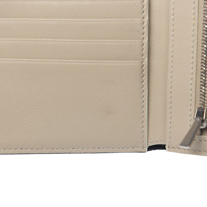 Celine Grained Calfskin Medium Multifunction Strap Wallet Black Chalk 5 of 7