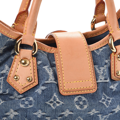 Louis Vuitton Monogram Denim Pleaty Blue 8 of 8
