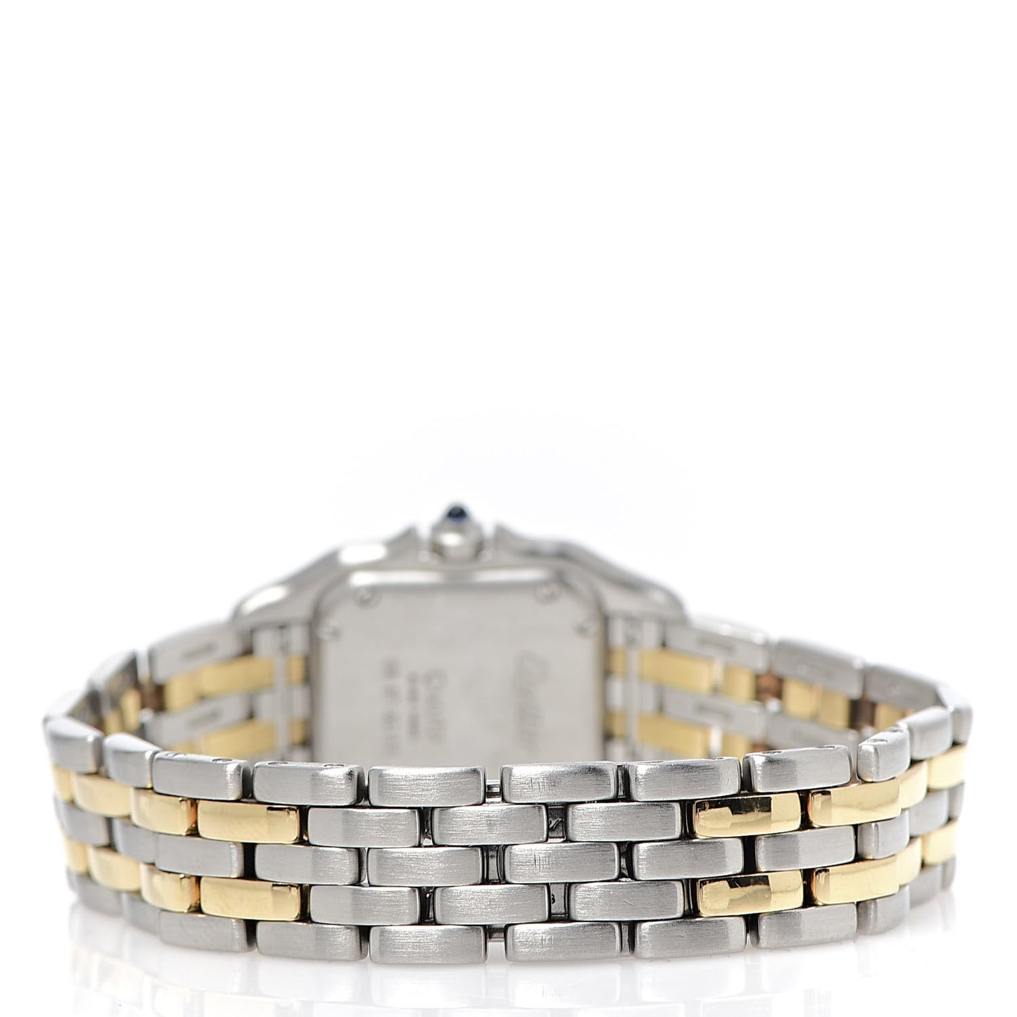 Stainless Steel 18K Yellow Gold 22mm Panthere Quartz Watch