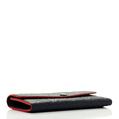 Louis Vuitton Empreinte Emilie Wallet Marine Rouge 4 of 6