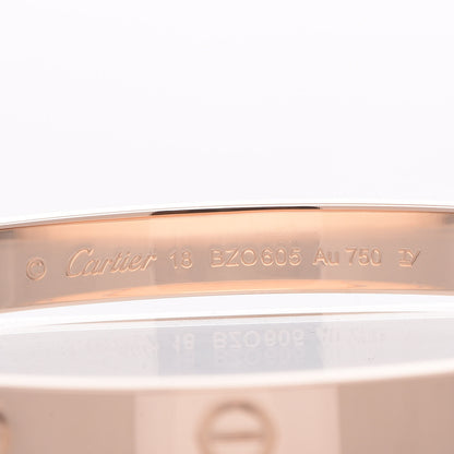 Cartier 18K Pink Gold LOVE Bracelet 18 9 of 13