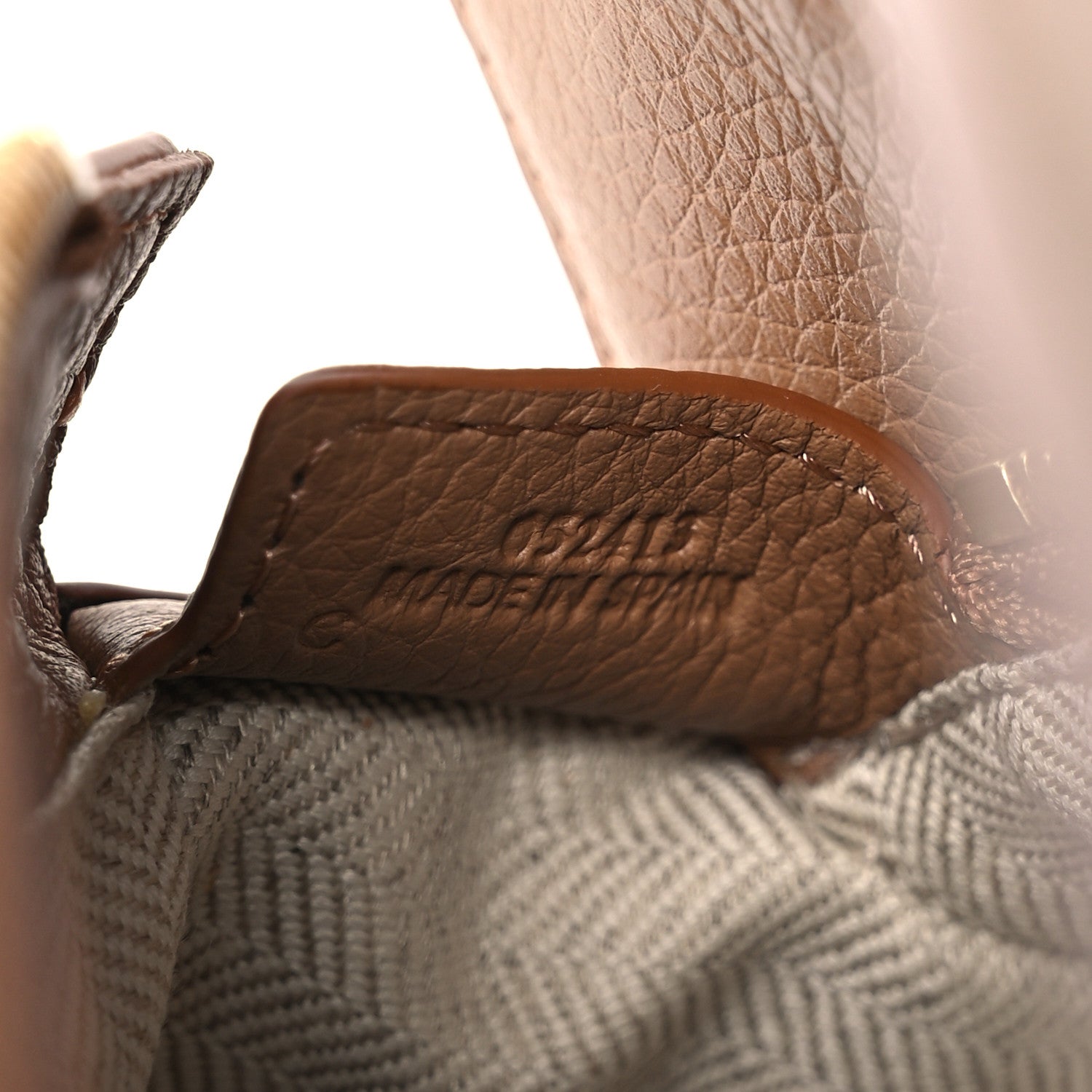 Loewe Calfskin Small Puzzle Edge Bag Toffee 7 of 12