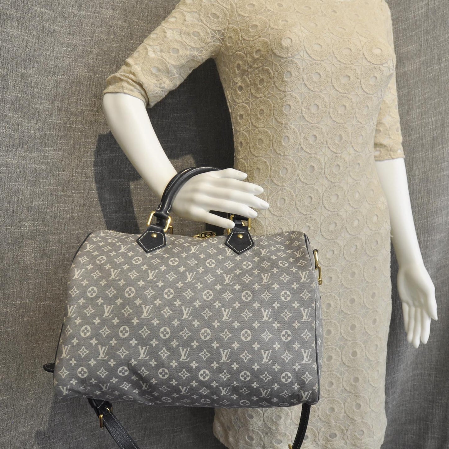 Monogram Idylle Speedy Bandouliere 30 Encre