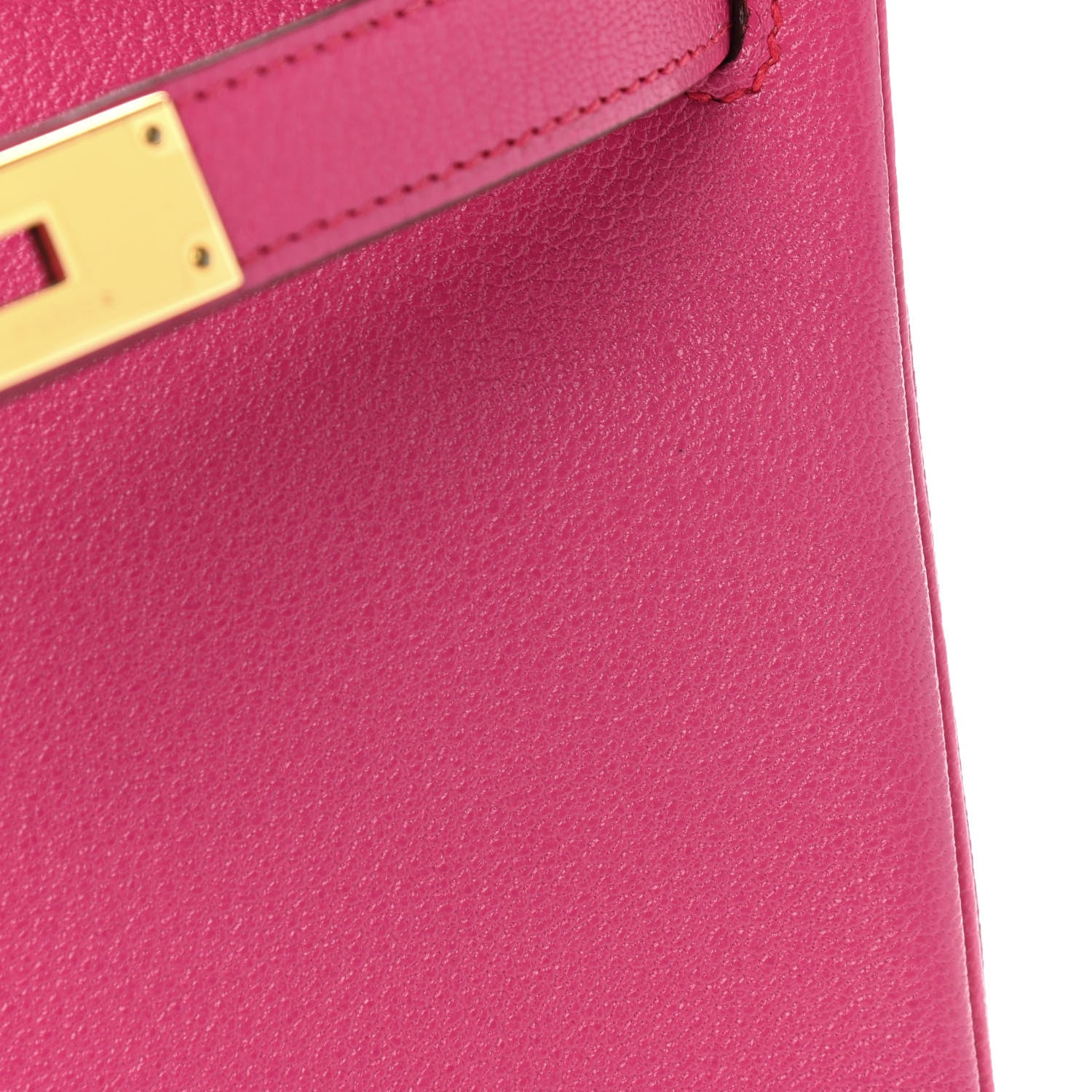 Hermes Chevre Mysore Kelly Retourne 32 Rose Shocking 7 of 10