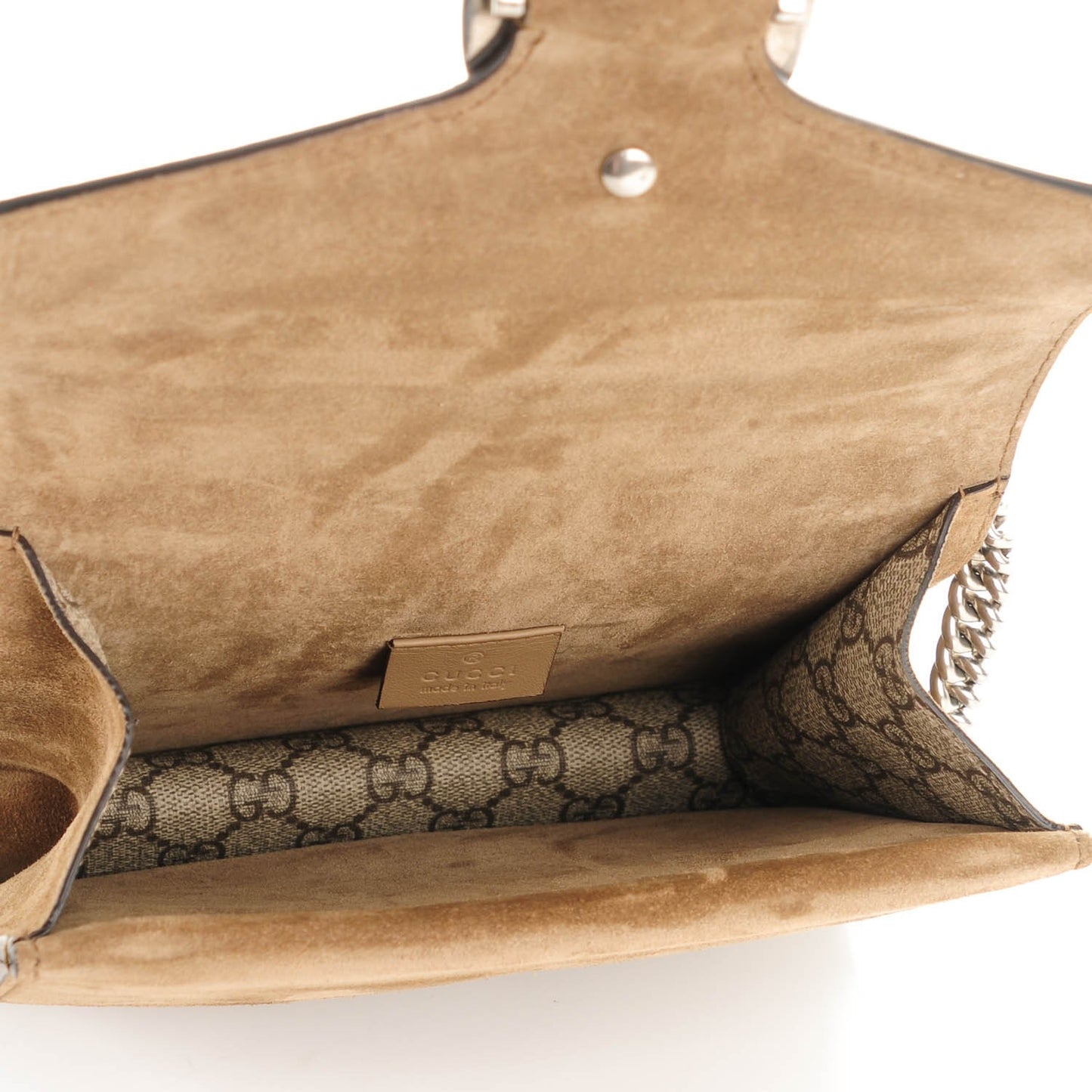 GG Supreme Monogram Mini Dionysus Shoulder Bag Taupe