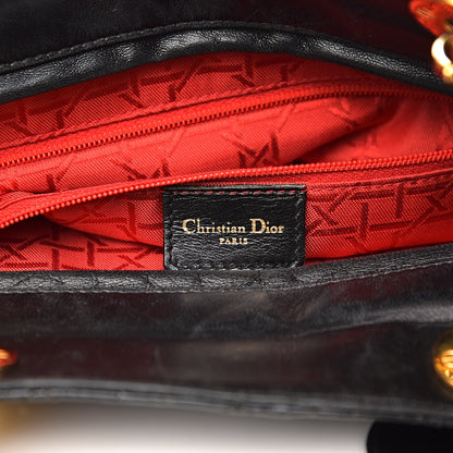 Christian Dior Lambskin Cannage Large Lady Dior Black 6 of 19
