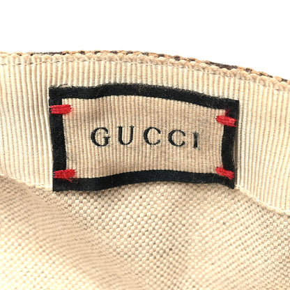 Gucci Monogram Jumbo GG Baseball Hat XL 59 Camel Ebony 8 of 10