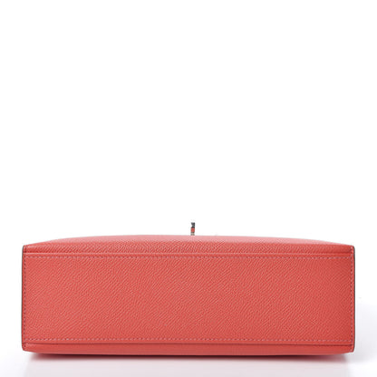 Hermes Epsom Kelly Pochette Clutch Rose Jaipur 23 of 29