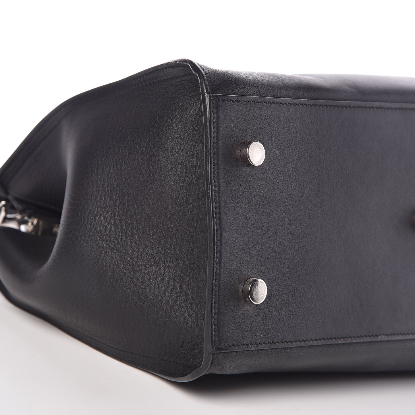 Smooth Calfskin Small Monogram Cabas Black