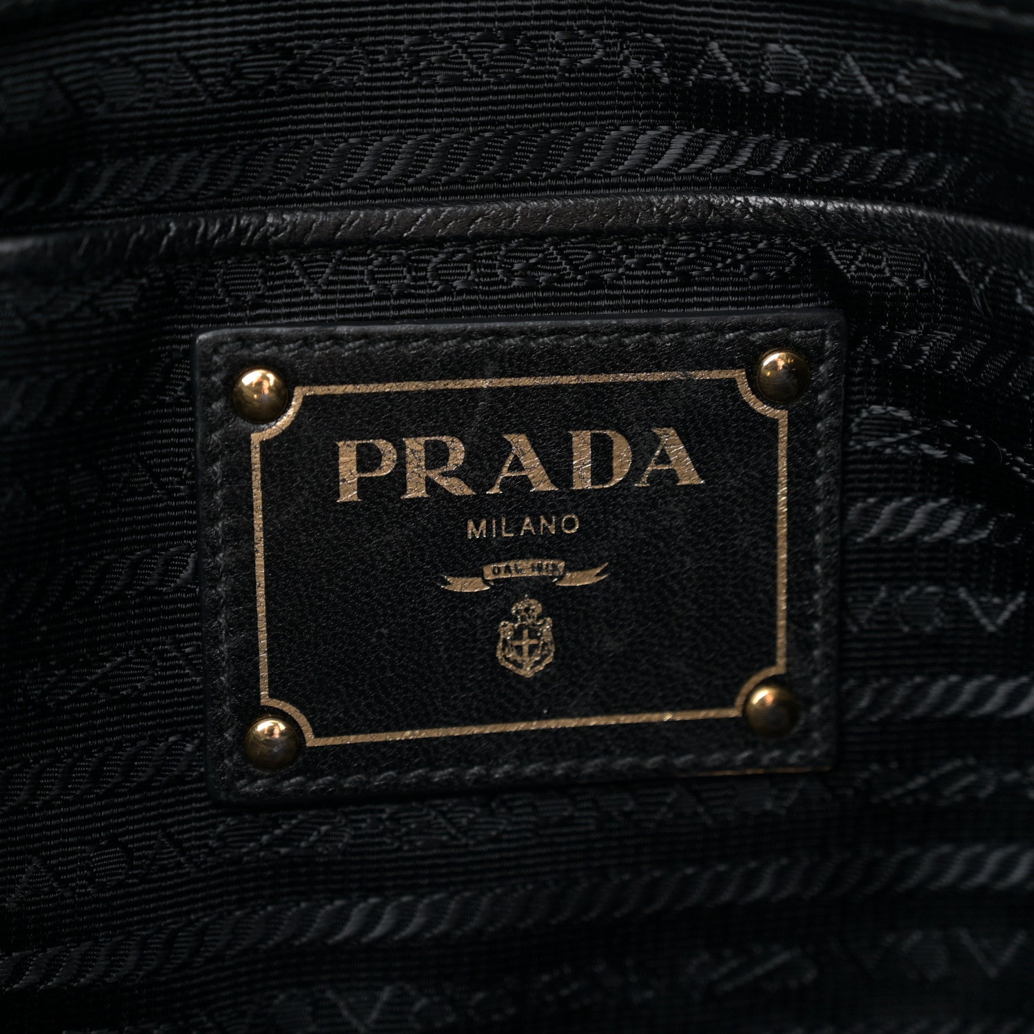 Prada Tessuto Nylon Gaufre Tote Black 6 of 13