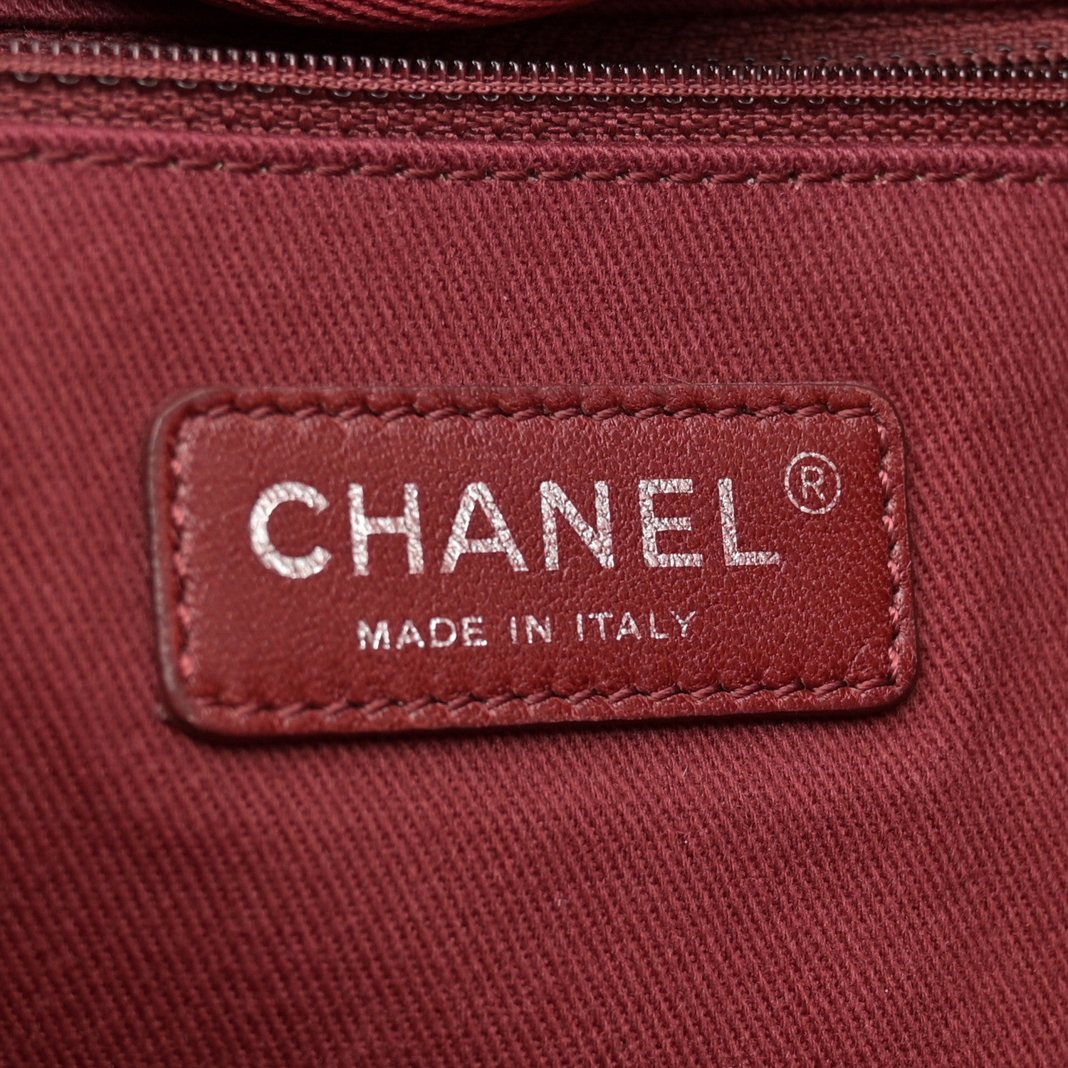 Chanel Canvas Medium Deauville Tote Red 6 of 14