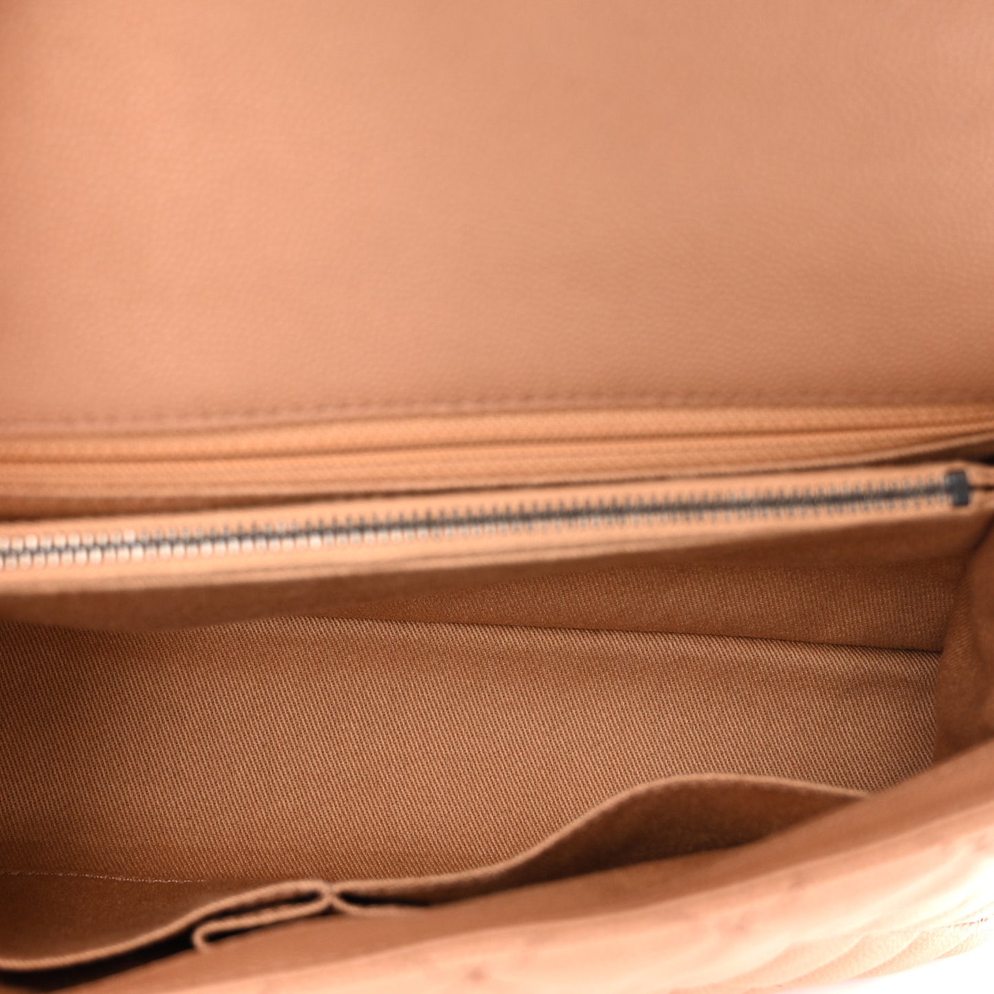 Caviar Quilted Small Coco Handle Flap Brown