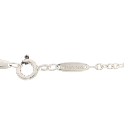 Tiffany Sterling Silver Pearl 7.5-8mm Elsa Peretti Open Heart Lariat Necklace 4 of 4