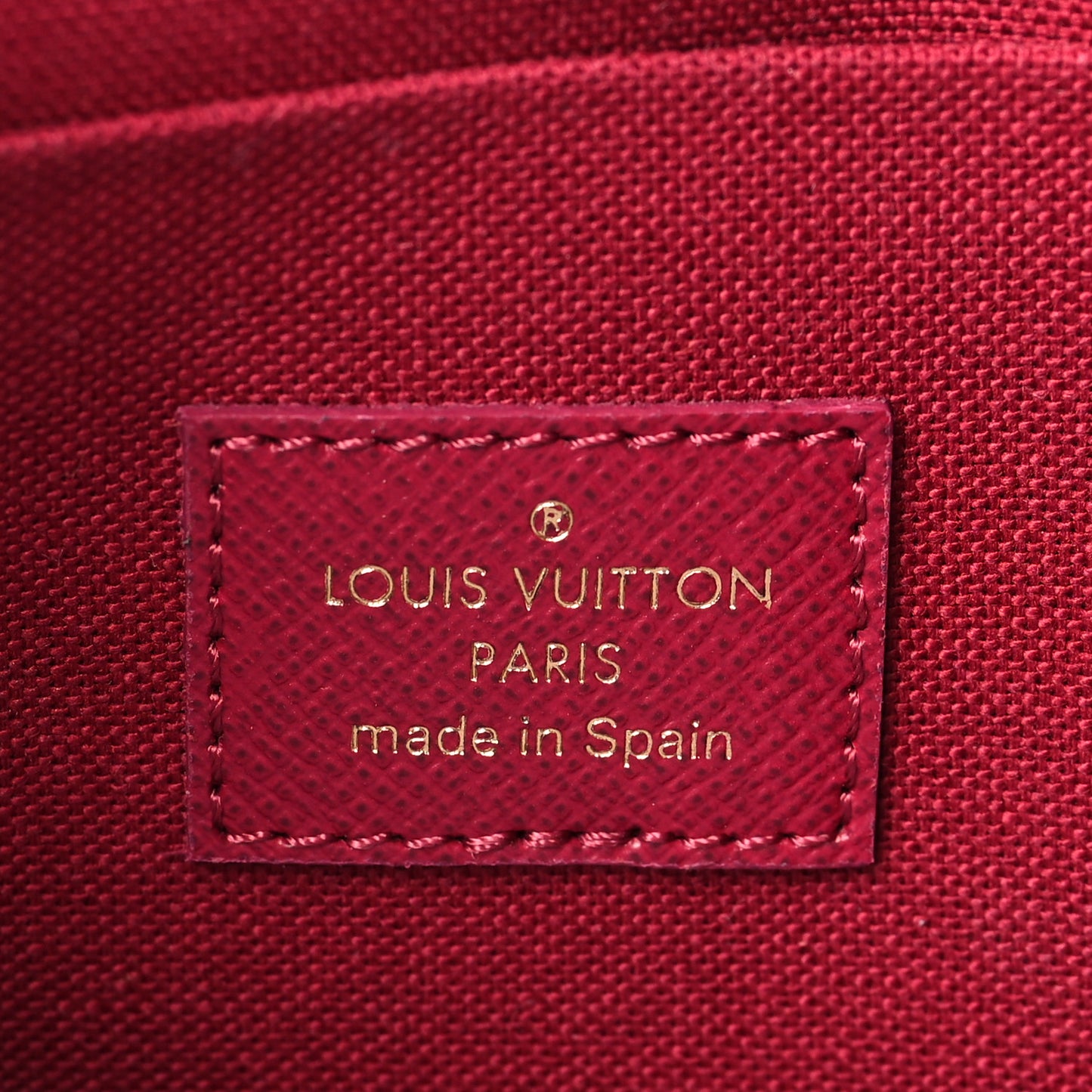 Monogram Pochette Felicie Chain Wallet Fuchsia