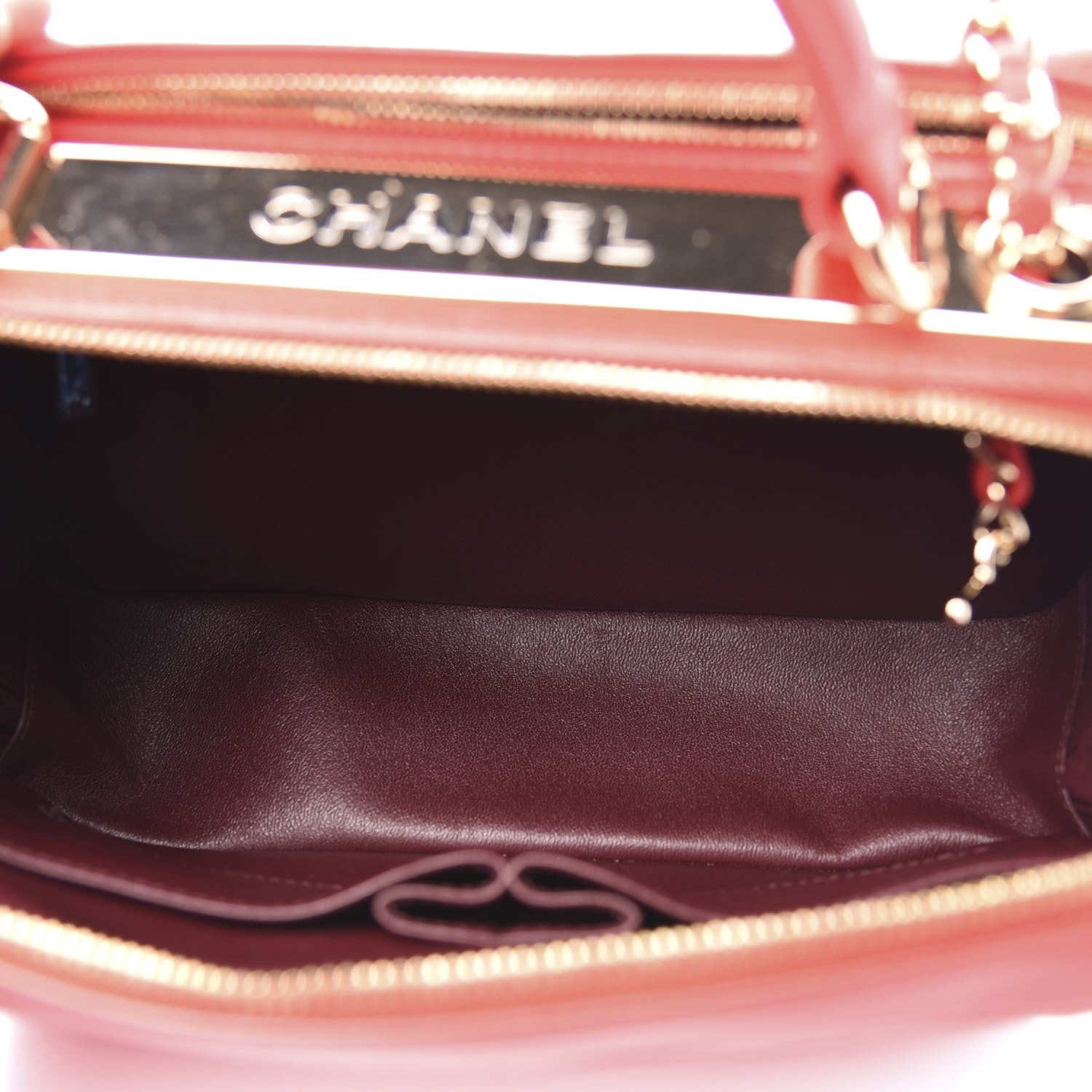 Chanel Lambskin Quilted Medium Trendy CC Bowling Bag Red 6 of 12