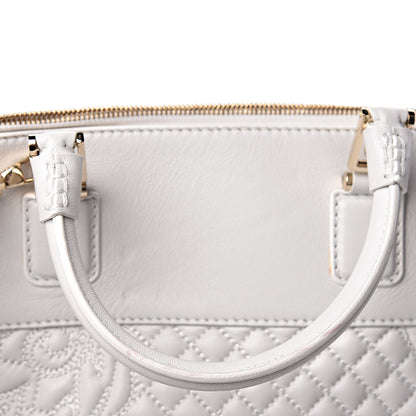 Versace Barocco Quilted Nappa Altea Vanitas Lady Athena White 9 of 19