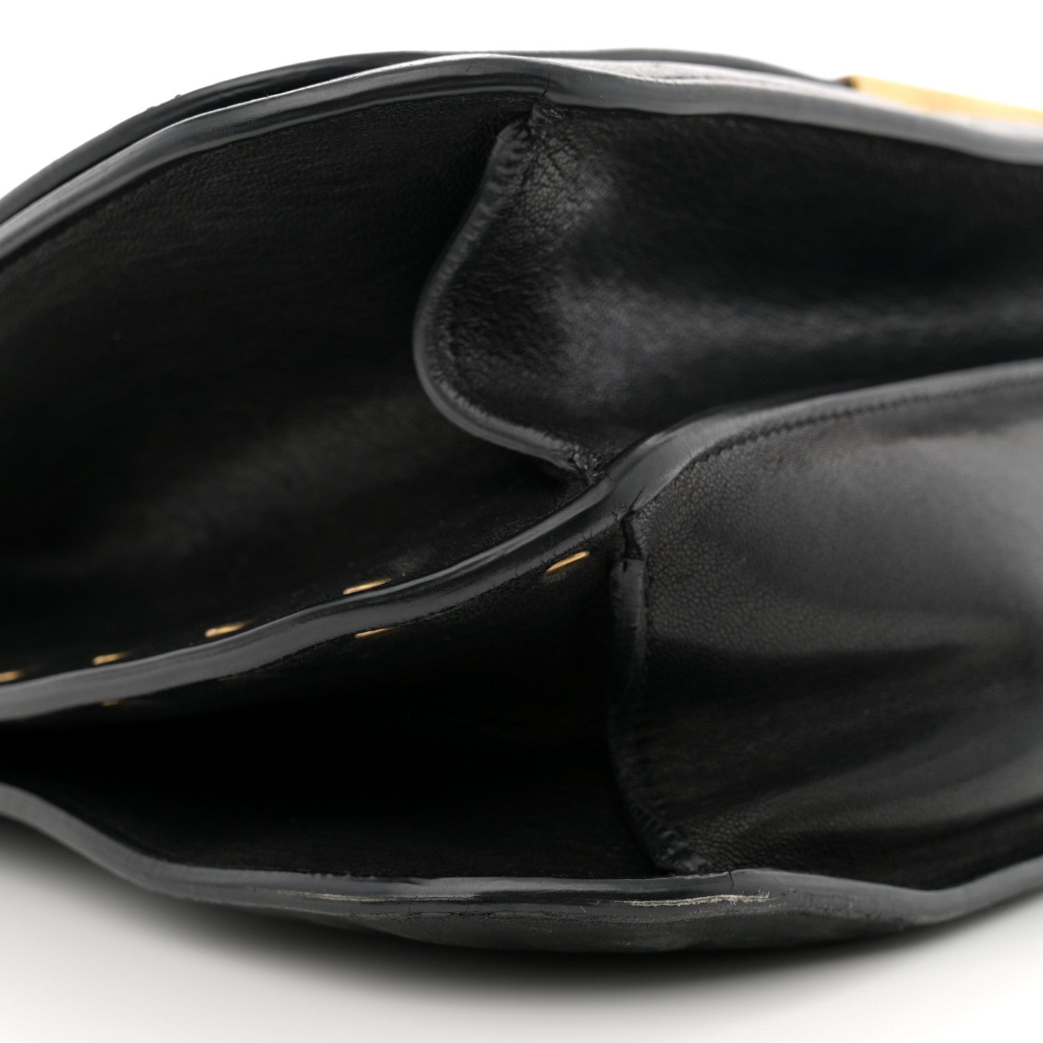 Saint Laurent Lambskin Amalia Flap Shoulder Bag Black 10 of 17