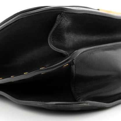 Saint Laurent Lambskin Amalia Flap Shoulder Bag Black 10 of 17