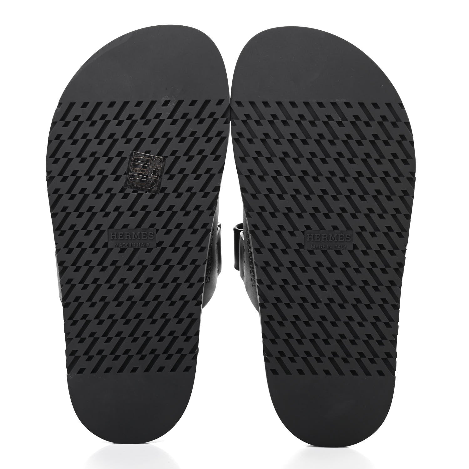 Hermes Calfskin Womens Chypre Sandals 36 Black 5 of 8
