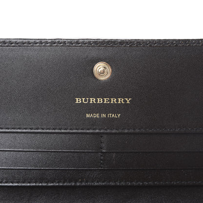 Burberry Haymarket Check Penrose Continental Wallet Chocolate 5 of 8