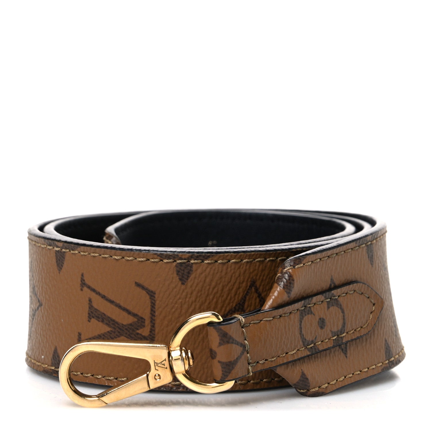 Louis Vuitton Monogram Bandouliere Shoulder Strap Black 1 of 4