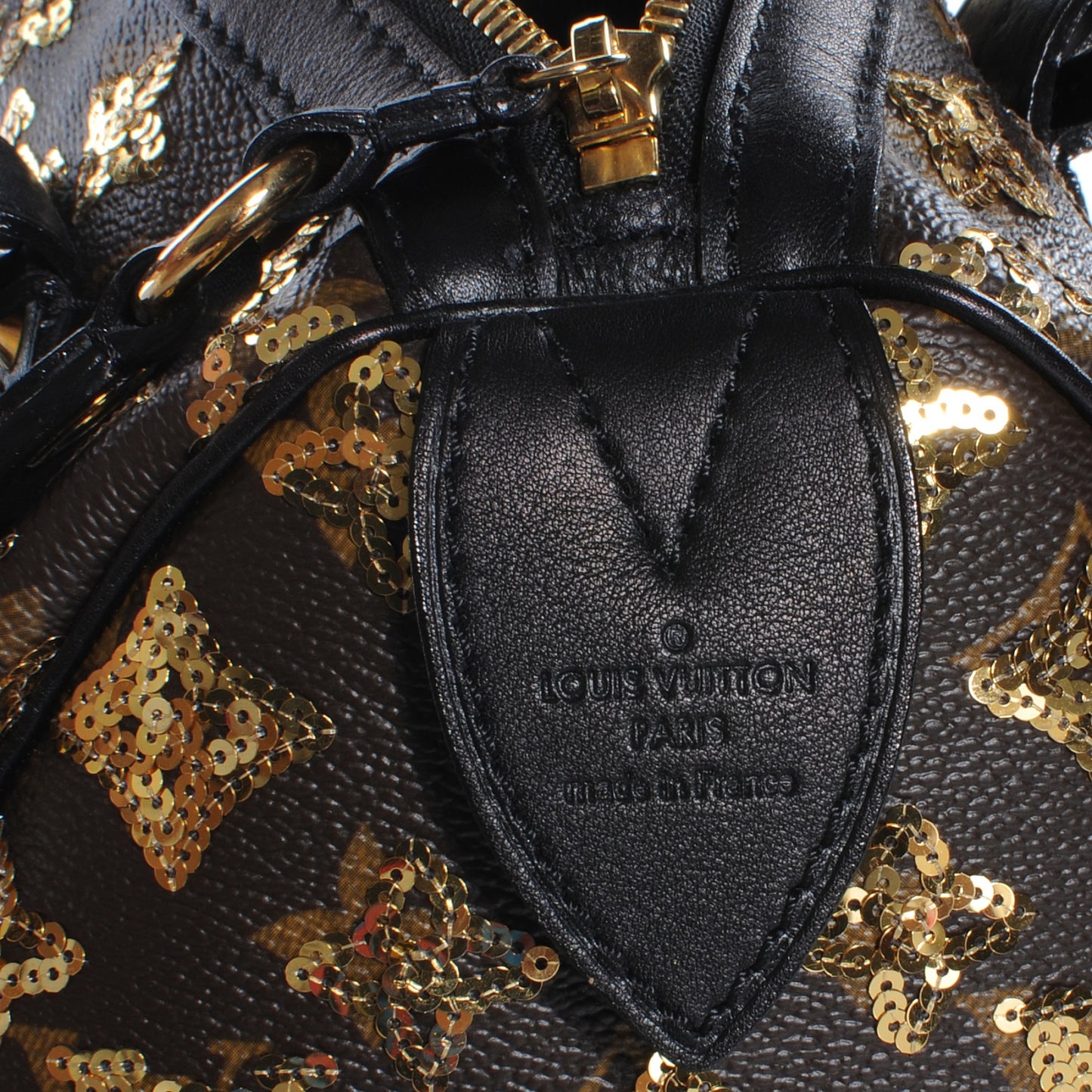 Monogram Sequins Eclipse Speedy 28 Gold