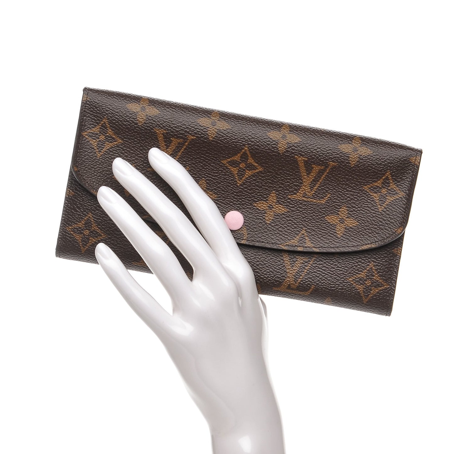 Monogram Emilie Wallet Rose Ballerine