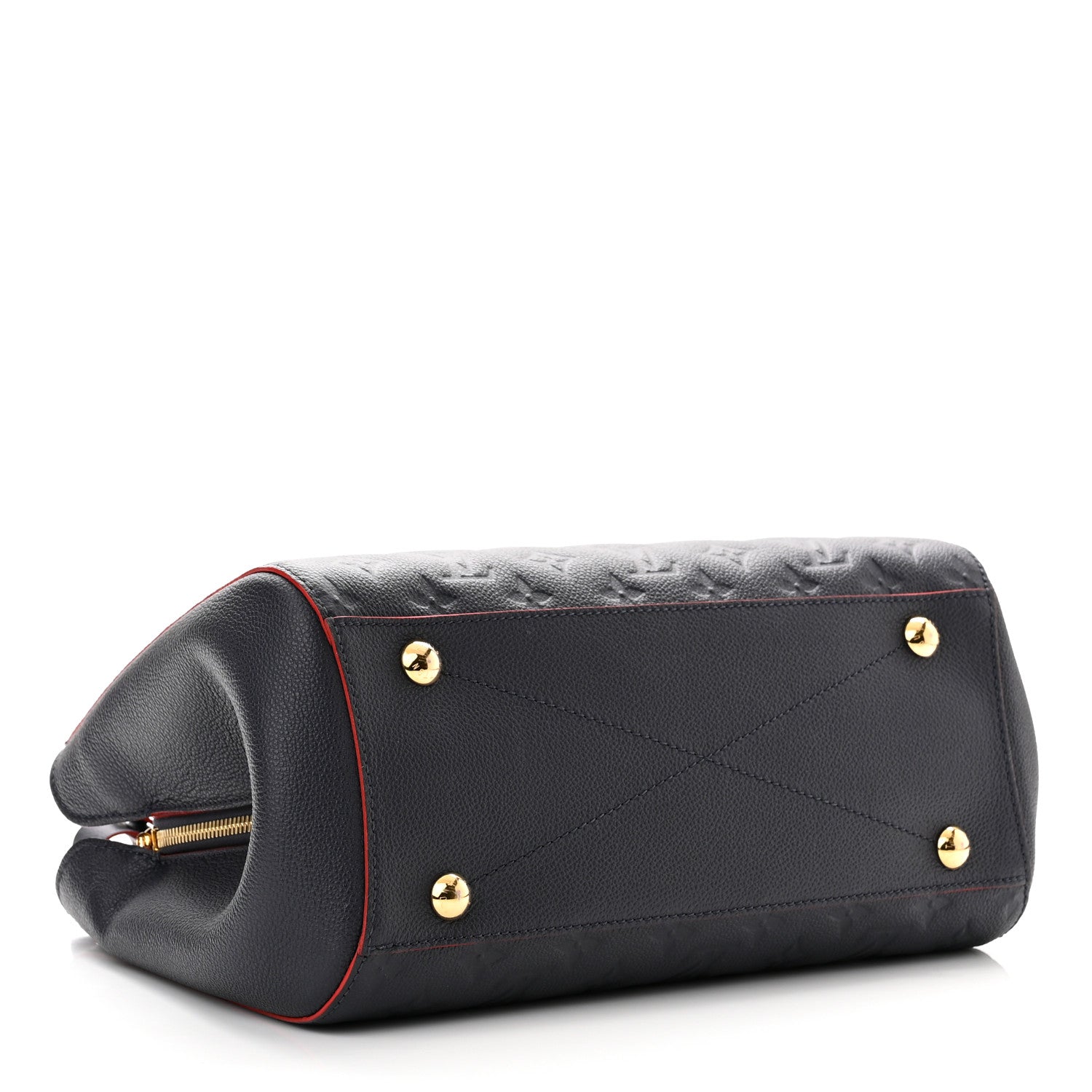 Louis Vuitton Empreinte Montaigne MM Marine Rouge 4 of 8